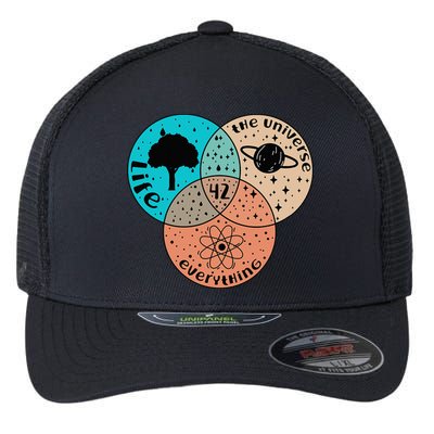 42 The Answer To Life Universe And Everything Astronomer Flexfit Unipanel Trucker Cap