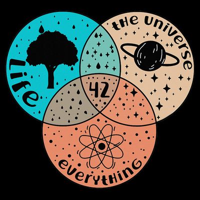 42 The Answer To Life Universe And Everything Astronomer T-Shirt