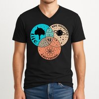 42 The Answer To Life Universe And Everything Astronomer V-Neck T-Shirt