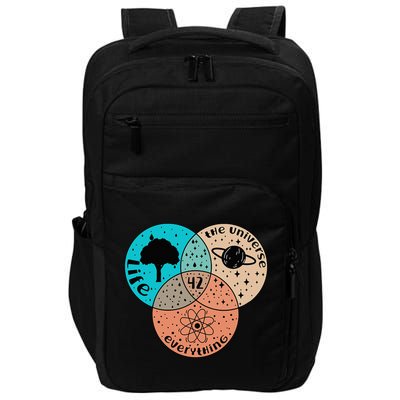 42 The Answer To Life Universe And Everything Astronomer Impact Tech Backpack