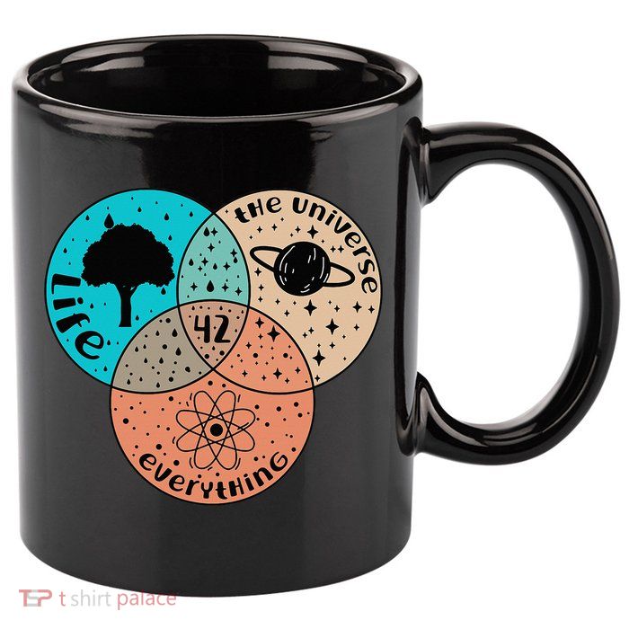 42 The Answer To Life Universe And Everything Astronomer 11oz C Handle Ceramic Mug