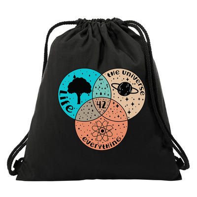 42 The Answer To Life Universe And Everything Astronomer Drawstring Bag