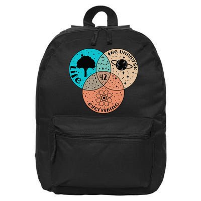 42 The Answer To Life Universe And Everything Astronomer 16 in Basic Backpack