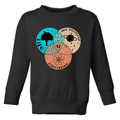 42 The Answer To Life Universe And Everything Astronomer Toddler Sweatshirt