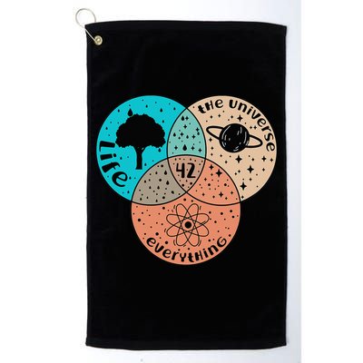 42 The Answer To Life Universe And Everything Astronomer Golf Towel