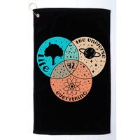 42 The Answer To Life Universe And Everything Astronomer Golf Towel