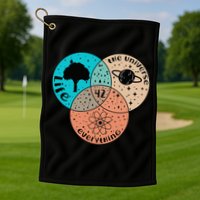 42 The Answer To Life Universe And Everything Astronomer Golf Towel