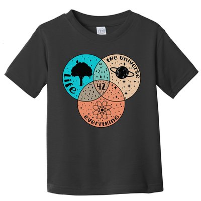42 The Answer To Life Universe And Everything Astronomer Toddler T-Shirt