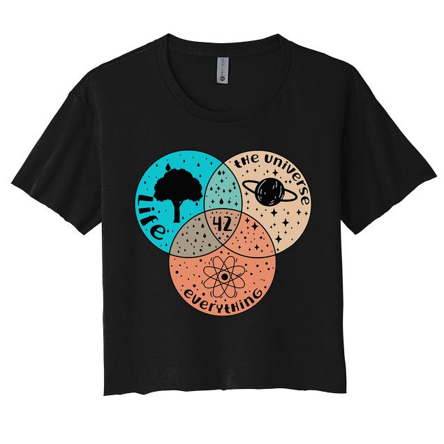 42 The Answer To Life Universe And Everything Astronomer Crop Top