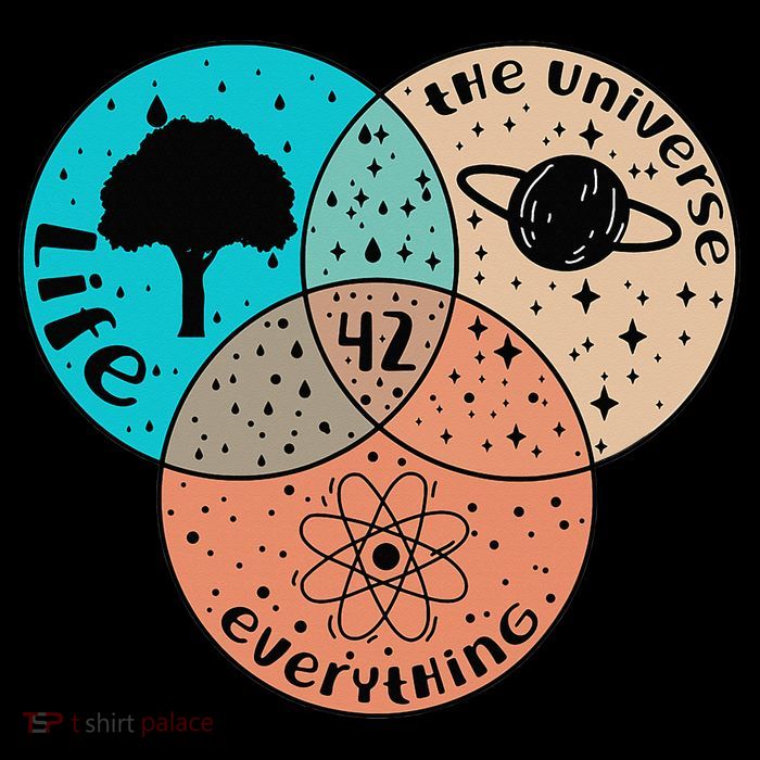 42 The Answer To Life Universe And Everything Astronomer Cropped Pullover Crew