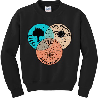 42 The Answer To Life Universe And Everything Astronomer Kids Sweatshirt