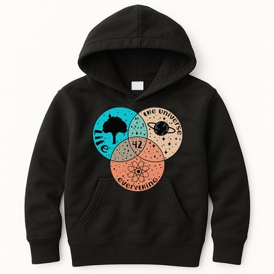 42 The Answer To Life Universe And Everything Astronomer Kids Hoodie