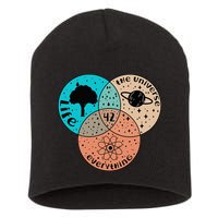 42 The Answer To Life Universe And Everything Astronomer Short Acrylic Beanie