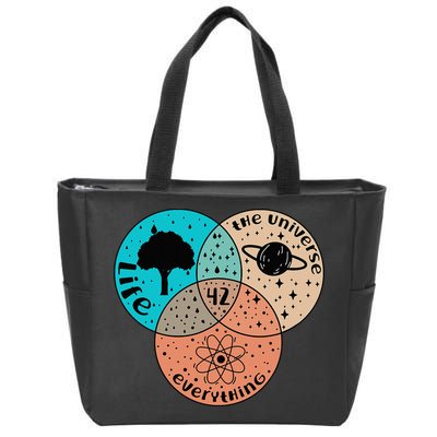 42 The Answer To Life Universe And Everything Astronomer Zip Tote Bag