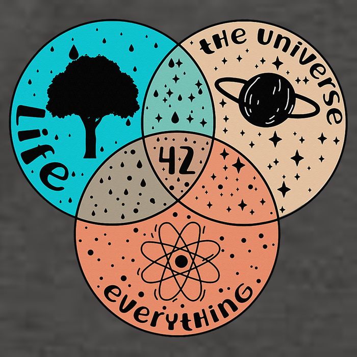 42 The Answer To Life Universe And Everything Astronomer Vector Backpack