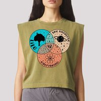 42 The Answer To Life Universe And Everything Astronomer Garment-Dyed Women's Muscle Tee