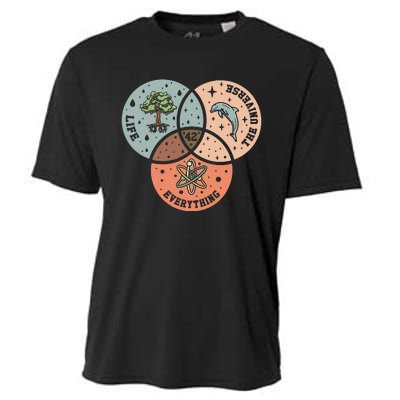 42 The Answer To Life Universe And Everything Astronomer Cooling Performance Crew T-Shirt