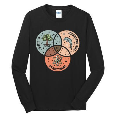 42 The Answer To Life Universe And Everything Astronomer Tall Long Sleeve T-Shirt