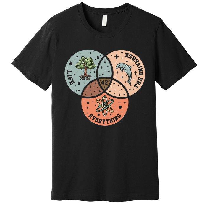 42 The Answer To Life Universe And Everything Astronomer Premium T-Shirt