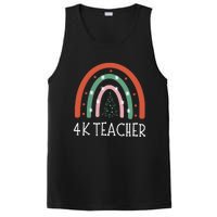 4k Teacher Christmas Rainbow PosiCharge Competitor Tank