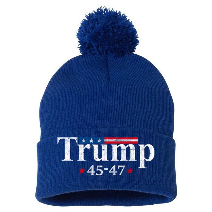 4547 Trump Gift Pom Pom 12in Knit Beanie