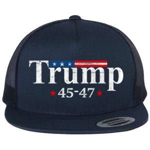 4547 Trump Gift Flat Bill Trucker Hat