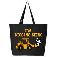 4th Birthday I'm Digging Being Four 25L Jumbo Tote