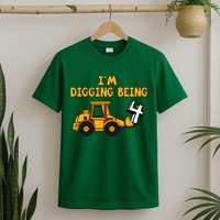 4th Birthday I'm Digging Being Four T-Shirt