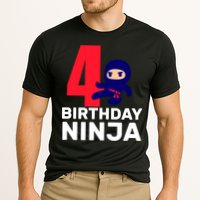 4th Birthday Ninja  Cooling Performance Crew T-Shirt