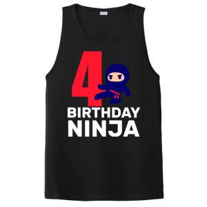 4th Birthday Ninja  PosiCharge Competitor Tank