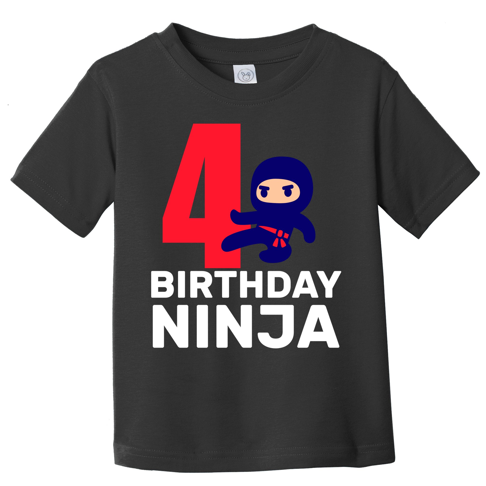 4th Birthday Ninja  Toddler T-Shirt