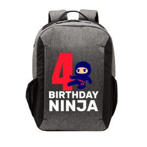 4th Birthday Ninja  Vector Backpack