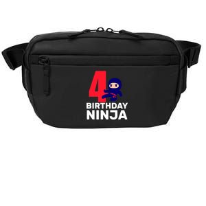 4th Birthday Ninja  Crossbody Pack