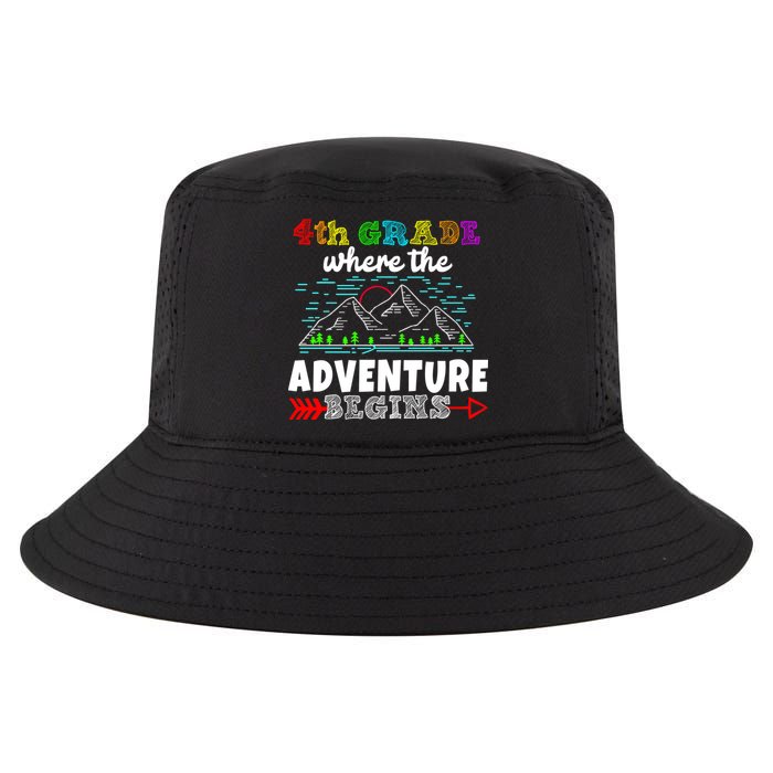 4th Grade Is Where The Adventure Begins  Cool Comfort Performance Bucket Hat