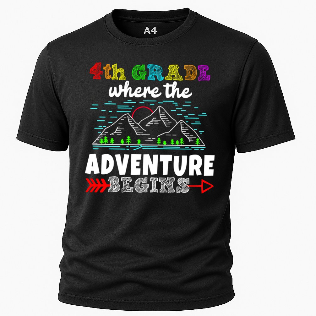 4th Grade Is Where The Adventure Begins  Performance Shirt