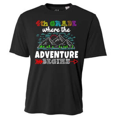 4th Grade Is Where The Adventure Begins  Cooling Performance Crew T-Shirt