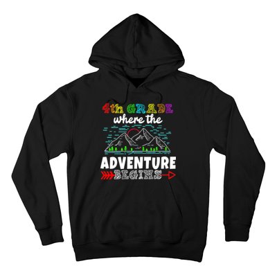 4th Grade Is Where The Adventure Begins  Hoodie