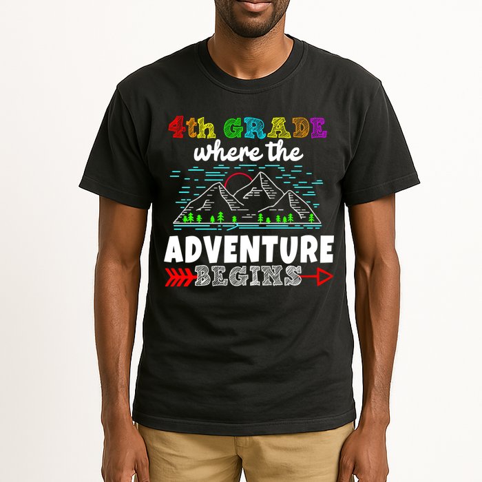 4th Grade Is Where The Adventure Begins  Tall T-Shirt