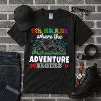 4th Grade Is Where The Adventure Begins  Tall T-Shirt