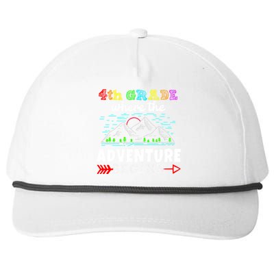 4th Grade Is Where The Adventure Begins  Snapback Five-Panel Rope Hat