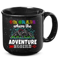 4th Grade Is Where The Adventure Begins  15oz Campfire Ceramic Mug