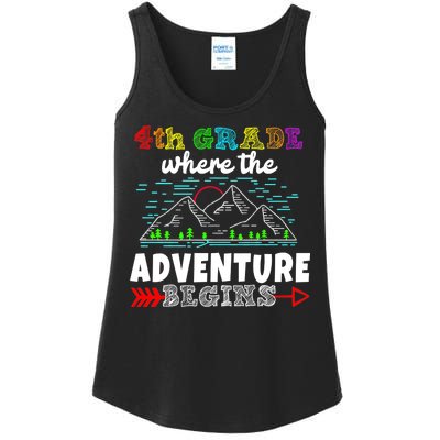 4th Grade Is Where The Adventure Begins  Ladies Essential Tank