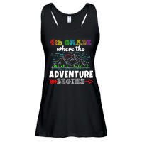 4th Grade Is Where The Adventure Begins  Ladies Essential Flowy Tank