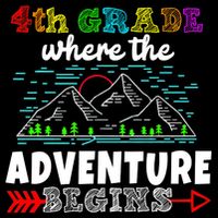 4th Grade Is Where The Adventure Begins  16 in Basic Backpack