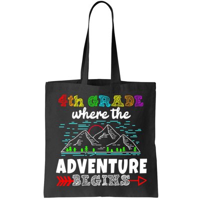 4th Grade Is Where The Adventure Begins  Bag