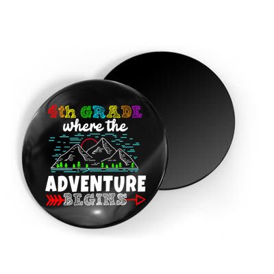 4th Grade Is Where The Adventure Begins  Magnet