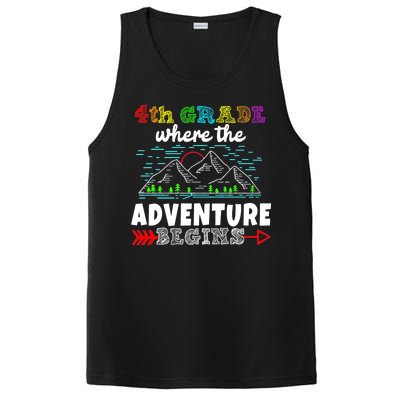 4th Grade Is Where The Adventure Begins  PosiCharge Competitor Tank