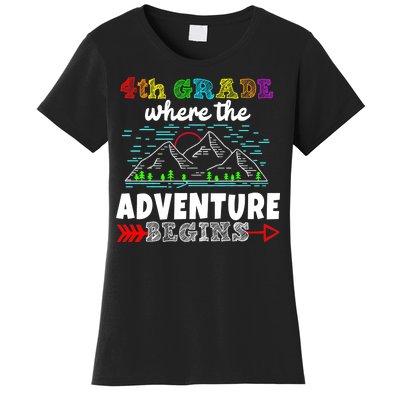 4th Grade Is Where The Adventure Begins  Women's T-Shirt