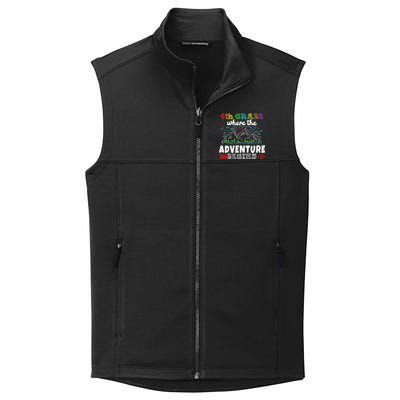 4th Grade Is Where The Adventure Begins  Collective Smooth Fleece Vest