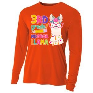 4th Grade? No Prob Llama Cooling Performance Long Sleeve Crew